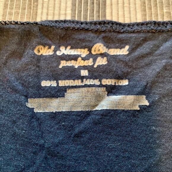 OLD NAVY Multi-colored Blue Perfect Fit Halter Tank Size Medium - Picture 5 of 5